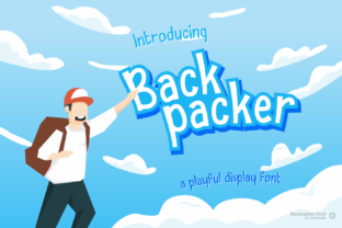 Backpacker: A Cheerful Display Font for School-Themed Web Projects
