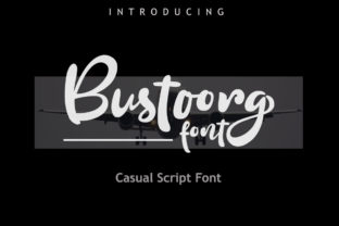 Bustoorg: A Bold and Artistic Casual Display Font for Creative Branding