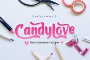 Candylove: A Handwritten Font for Playful Editorial Design