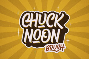 Chuck Noon Brush: A Bold Vintage Display Font for Campaign Graphics
