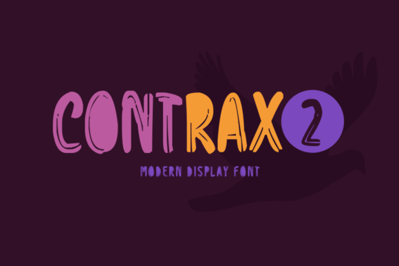 Contrax Two: A Bold Display Font for Experimental Brand Design