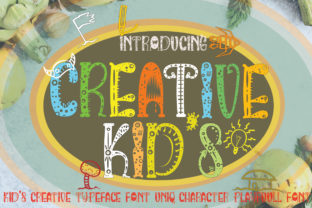 Creative Kids: Playful Display Font for Crafty Projects