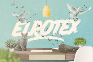 Elrotex: A Bold Display Font That Elevates Branding Projects