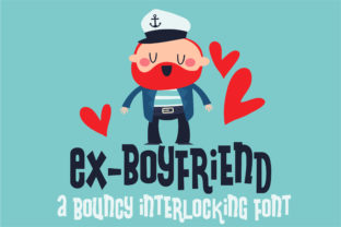 Ex-Boyfriend: A Whimsical Display Font for Playful Branding