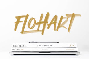 Flohart: A Casual Brush Display Font That Elevates Campaign Visuals