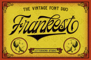 Frankest: A Vintage Display Font for Handmade Business Branding
