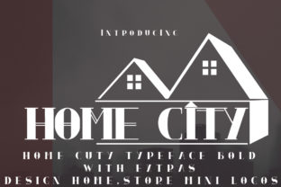 Home City: A Bold Display Font for Editorial Design and Content Branding