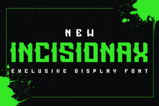 Incisionax: A Bold Display Font for Modern Branding Projects