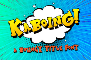 Kaboing: A Fun Display Font for Bold Editorial Design