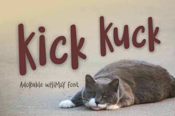 Kick Kuck: A Playful Display Font for Modern Web Design