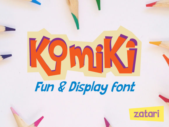Komiki: A Playful Display Font for Small Business Branding