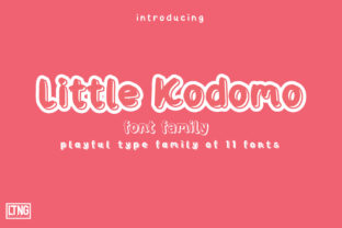 Little Kodomo-playful Type Family- for Vibrant Web Design and Branding