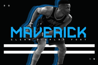 Maverick: A Sporty Display Font That Elevates Handmade Product Design