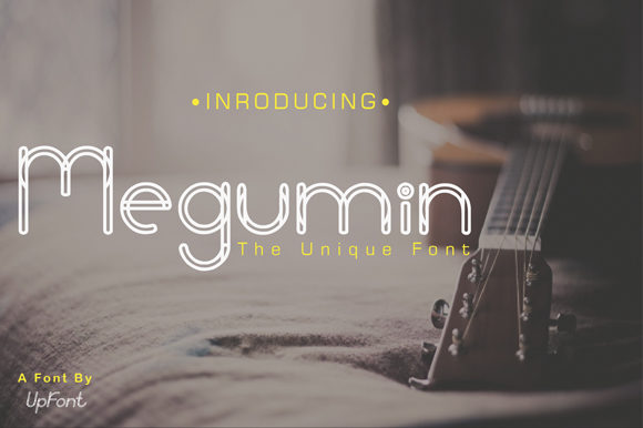 Megumin: A Modern Display Font for Elegant Digital Branding