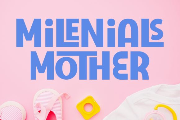 Milenials Mother: A Timeless Display Font for Brand Elegance