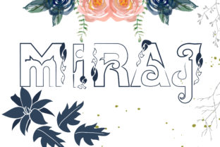 Miraj: A Bold Display Font for Editorial Design and Digital Publishing