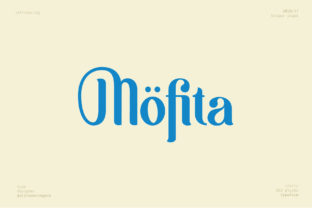 Möfita: A Vintage-Inspired Display Font for Sophisticated Handmade Design Projects