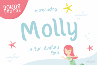 Molly: A Cheerful Display Font for Whimsical Editorial Design