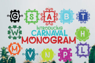 Monogram Carnaval: A Playful Display Font for Editorial Charm