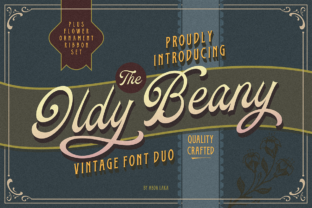 Oldy Beany Duo: A Vintage Font for Branding and Design