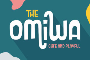 Omiwa: A Playful Display Font for Creative Designs