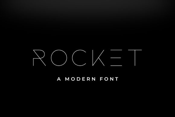 Rocket Wildness: A Futuristic Display Font for Modern Branding