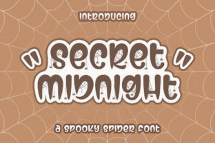 Secret Midnight: A Spooky Display Font with Style