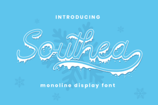 Southea: A Bold Winter Display Font for Seasonal Branding
