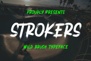 Strokers: A Modern Display Font for Bold Editorial Identity