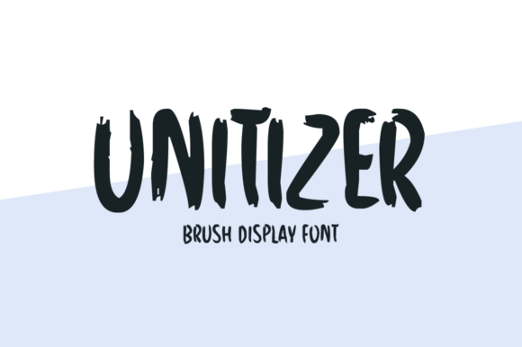 Unitizer: A Brush Display Font That Elevates Small Business Branding